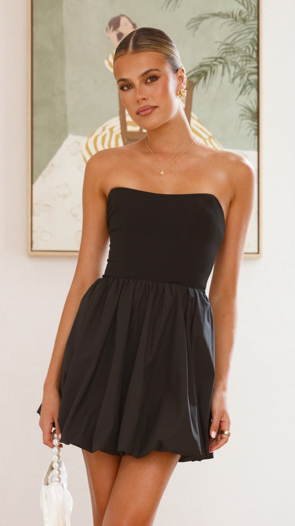 Dandy Mini Elbise - Siyah