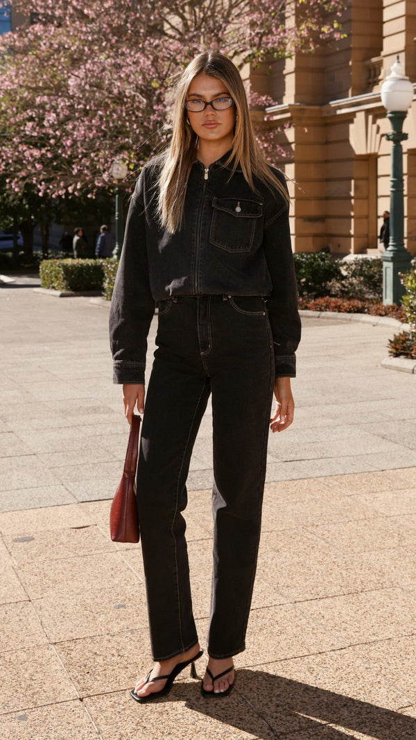 Abrand 94 Yüksek Düz Kot - Cara