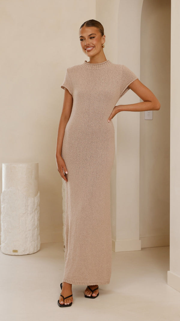 Valise Maxi Elbise - Mocha