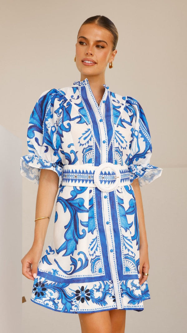 Hannah Mini Elbise - Paradise