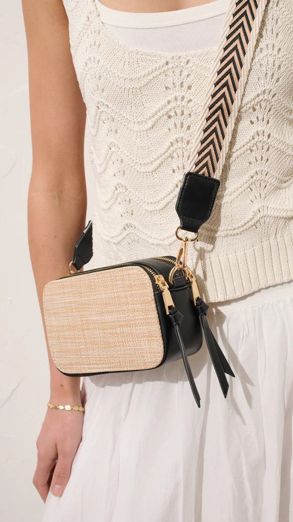 Callie Çanta - Siyah / Doğal