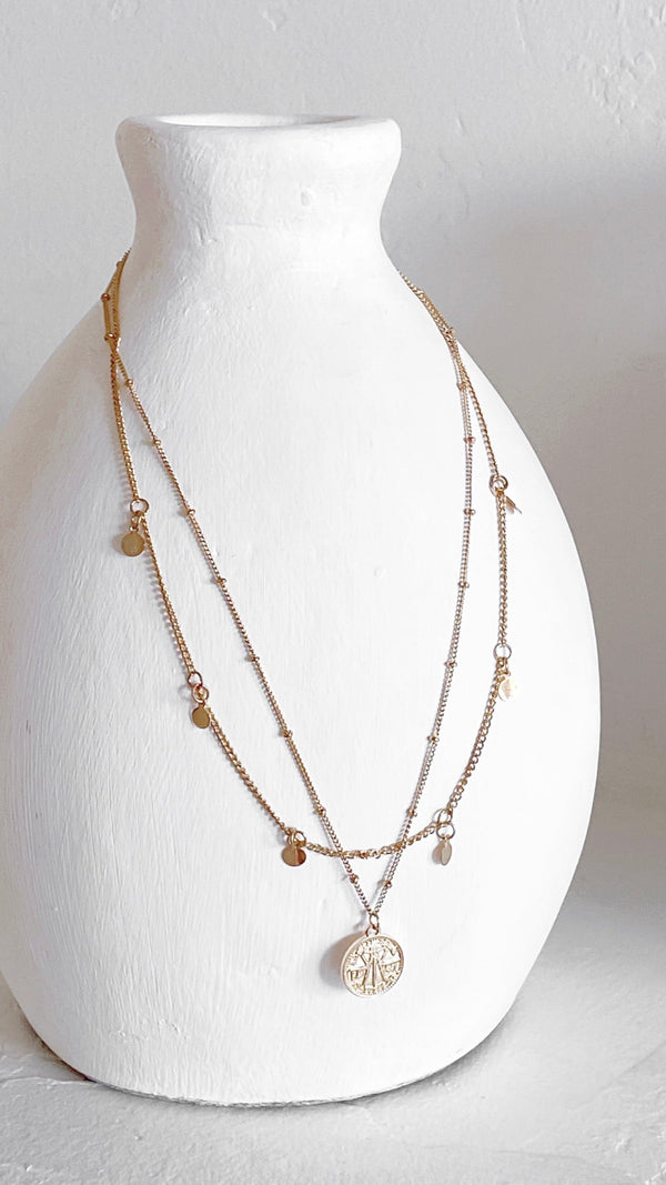 Rubi Katmanlı Set - Altın