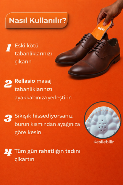Rellasio™ Ortopedik Masaj Tabanlığı