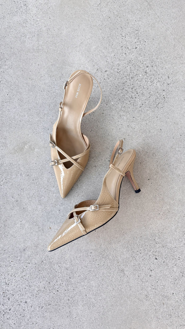 Faith Topuklu - Chai Crinkle Patent