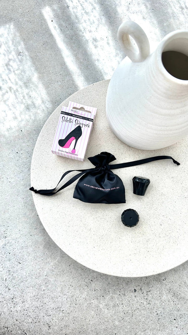 Stiletto Stoppers Yüksek Topuk Koruyucuları - Siyah