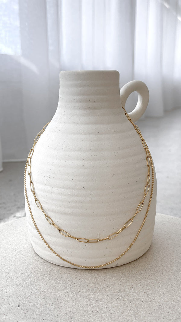 Dani Zincir Kolye Seti - Altın