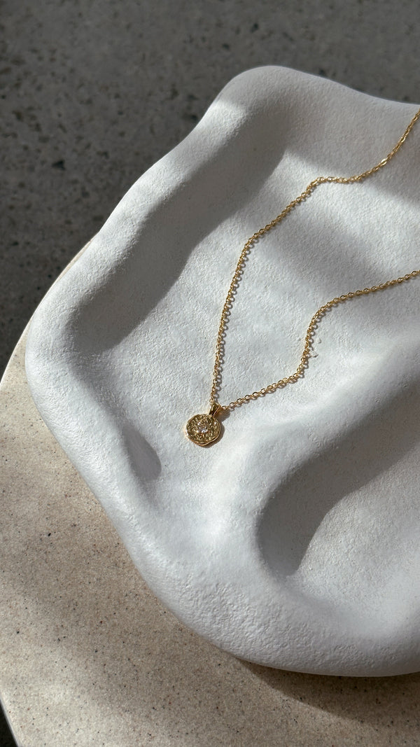 Aralık Doğum Taşı Kolye - Turkuaz