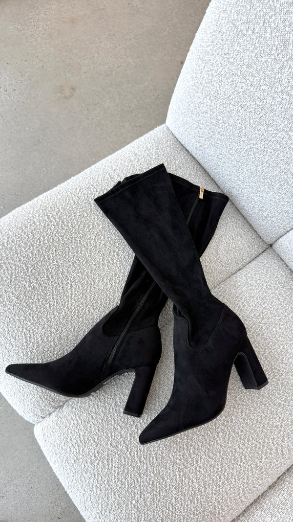 Freddy Boots - Siyah Süet