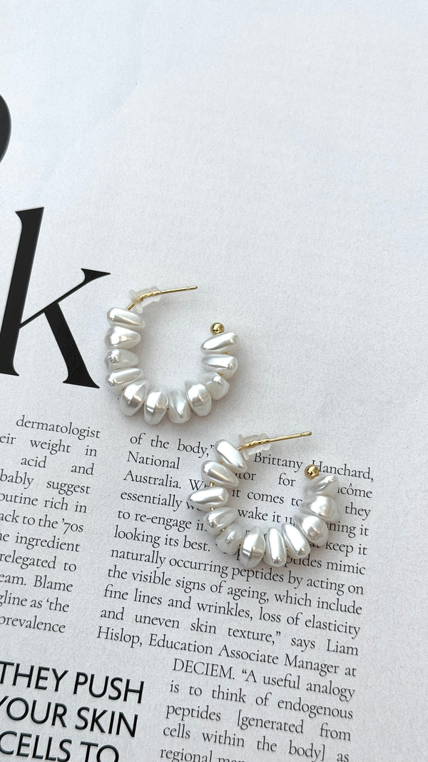 Yasar 18K Altın İnci Küpe - Altın / İnci