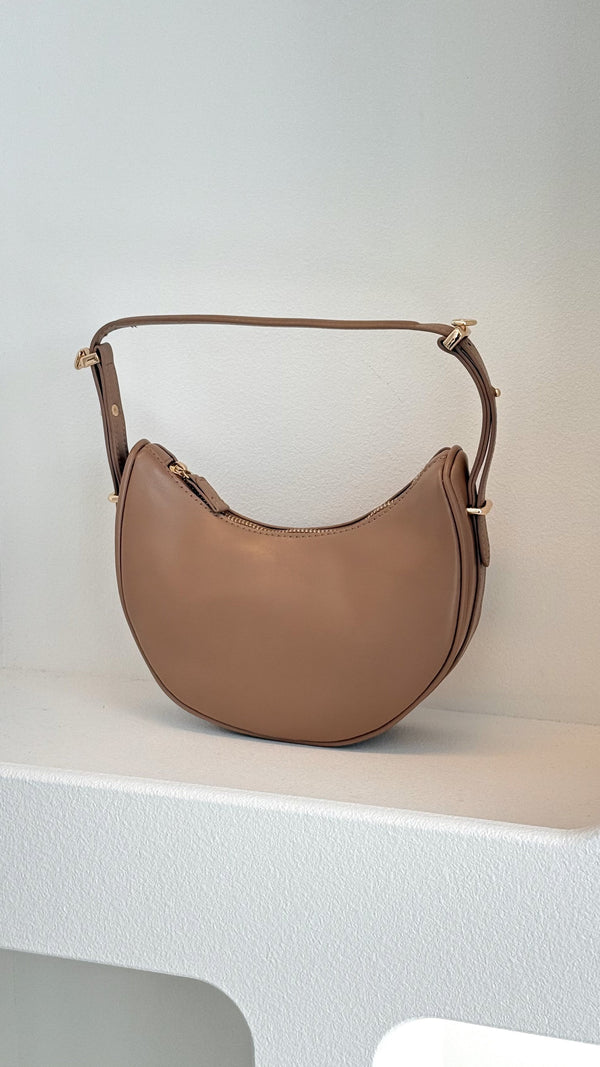 Halo Omuz Çantası - Badem