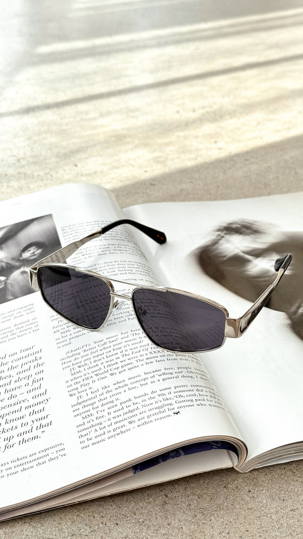 Earle Güneş Gözlüğü - Gümüş / Duman