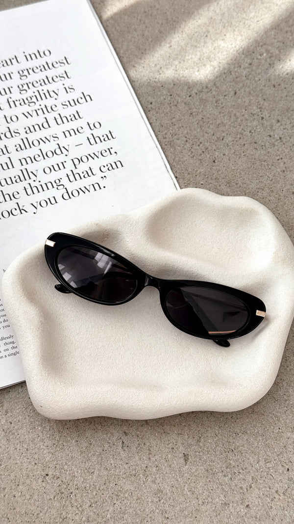 Rae Güneş Gözlüğü - Siyah / Siyah