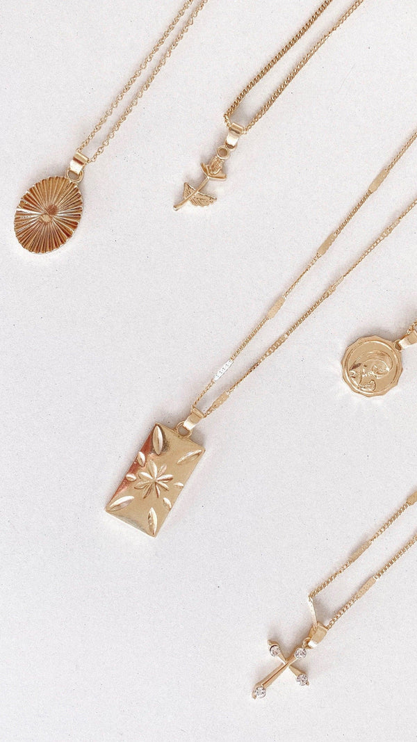 Sierra Fine Kolye Seti - Altın