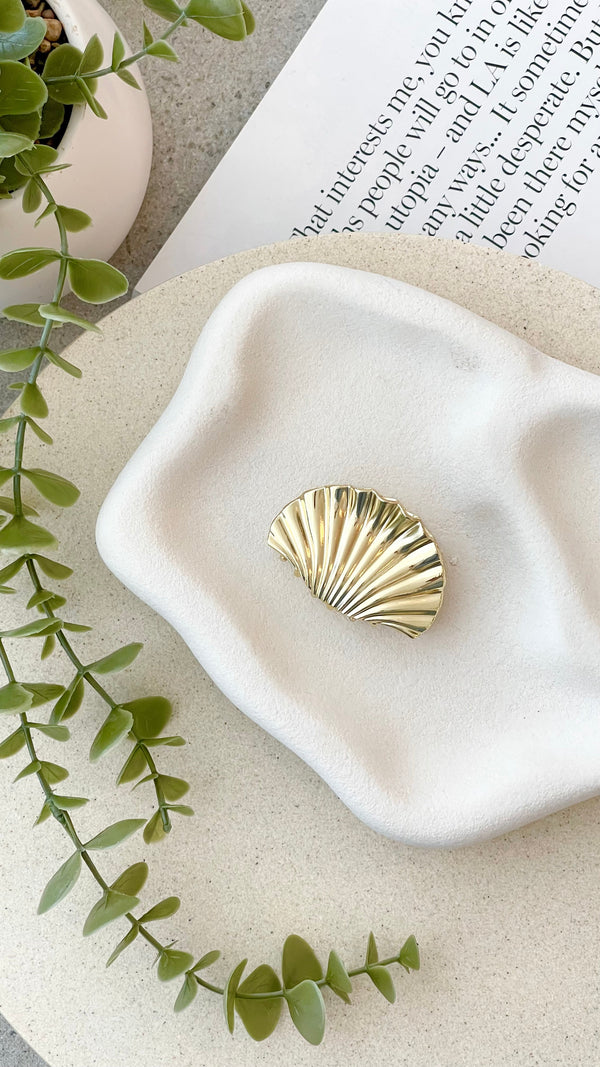 Kabuk Pençe Klipsi - Altın