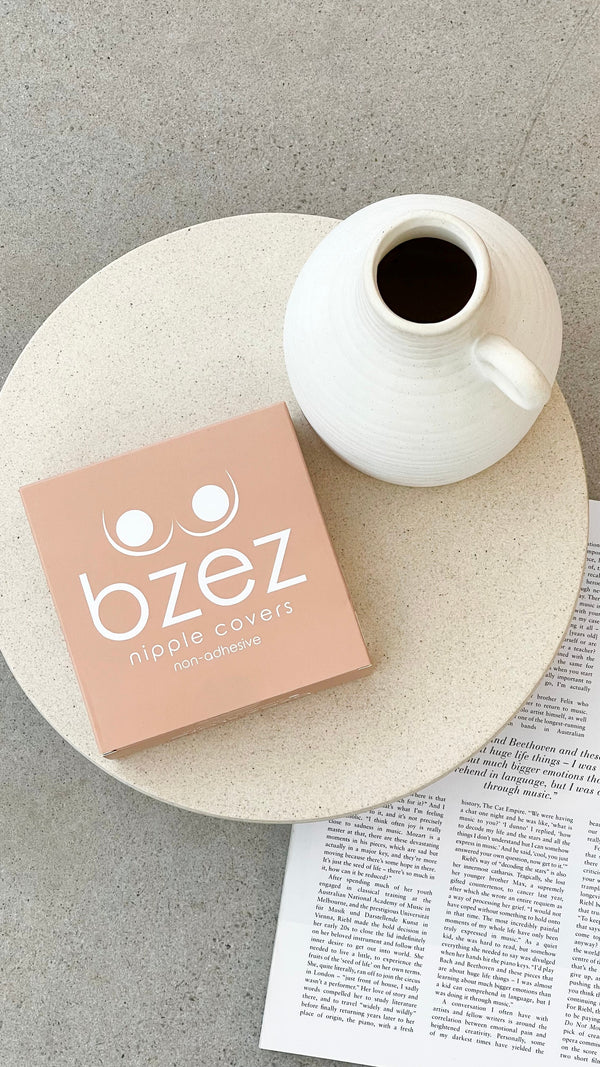 Bzez Silikon Meme Ucu Kapakları - Yapışkansız - Çıplak