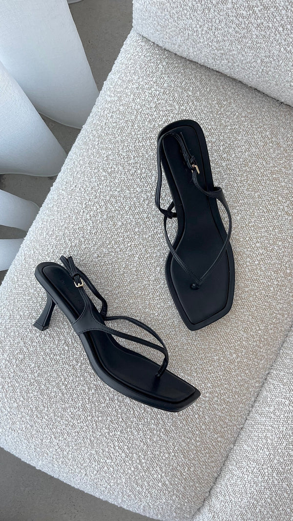 Ulanni Topuklu Ayakkabı - Siyah