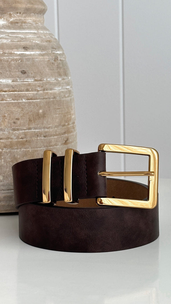 Jabilo Kemer - Kahverengi / Altın