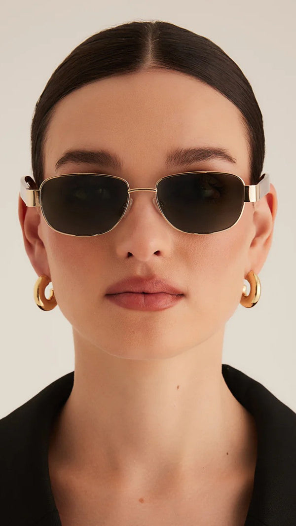 Addison Güneş Gözlüğü - Altın / Havana Tort