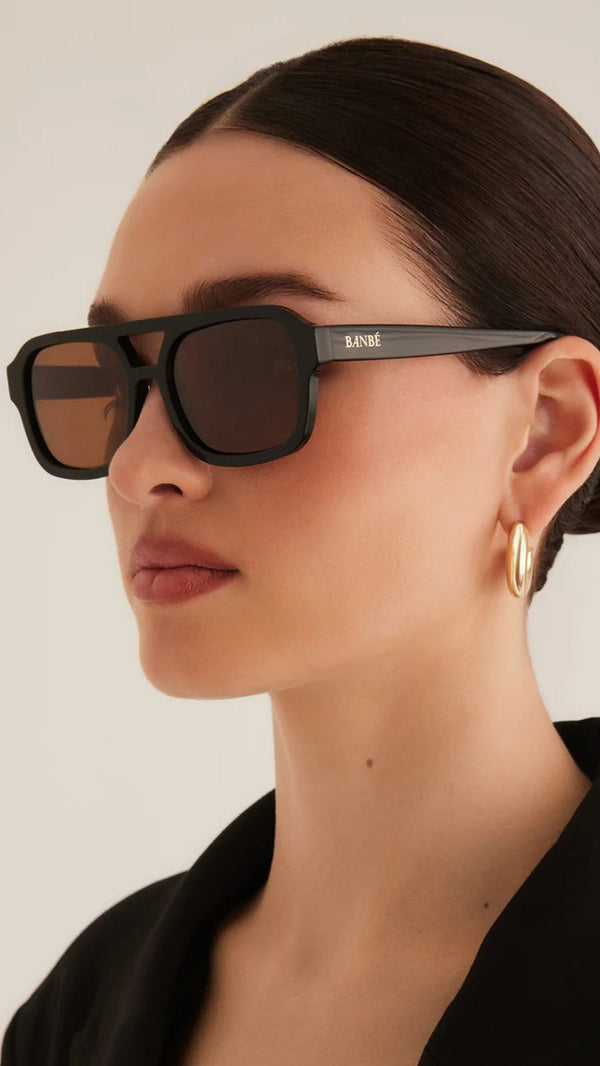 Del Ray Güneş Gözlüğü - Siyah / Kahverengi