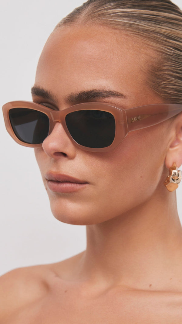 Diaz Güneş Gözlüğü - Ten Rengi / Mürekkep